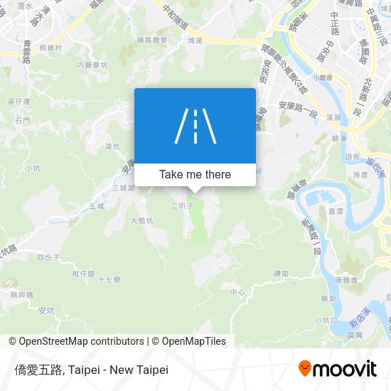 僑愛五路 map