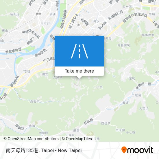 南天母路135巷地圖