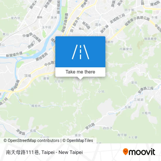 南天母路111巷地圖