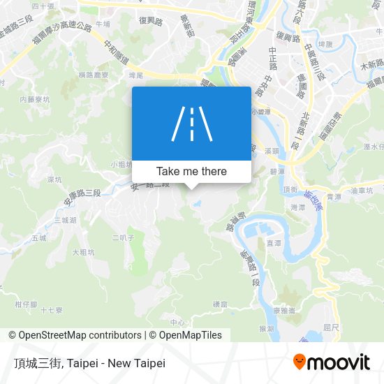頂城三街地圖