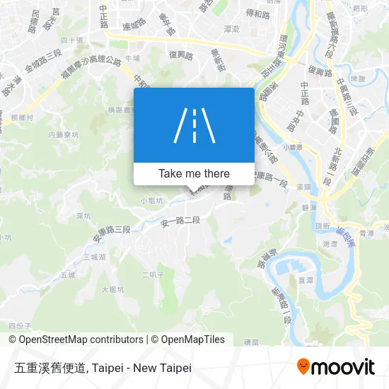 五重溪舊便道 map