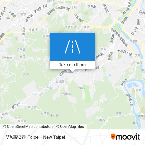 雙城路2巷 map