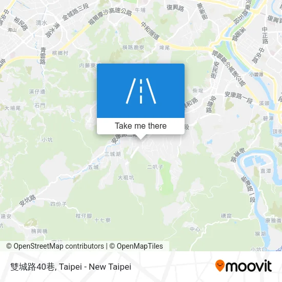 雙城路40巷 map