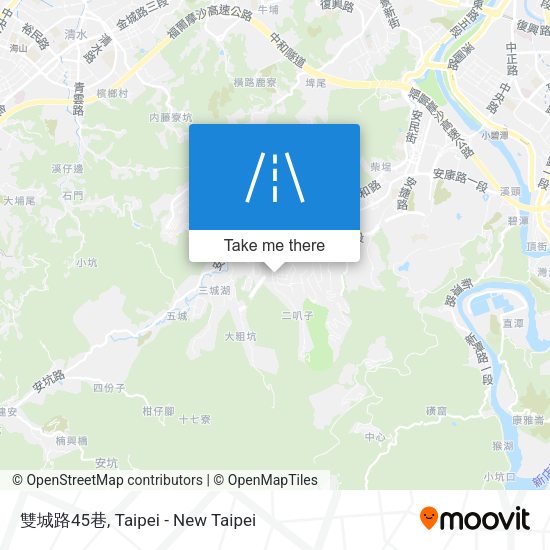 雙城路45巷地圖