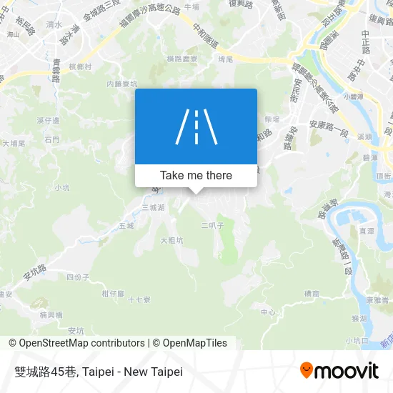 雙城路45巷 map