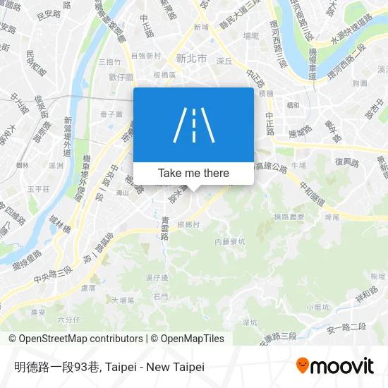明德路一段93巷地圖