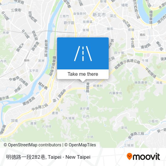 明德路一段282巷地圖