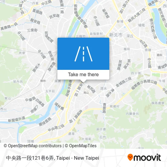 中央路一段121巷6弄地圖