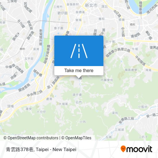 青雲路378巷地圖