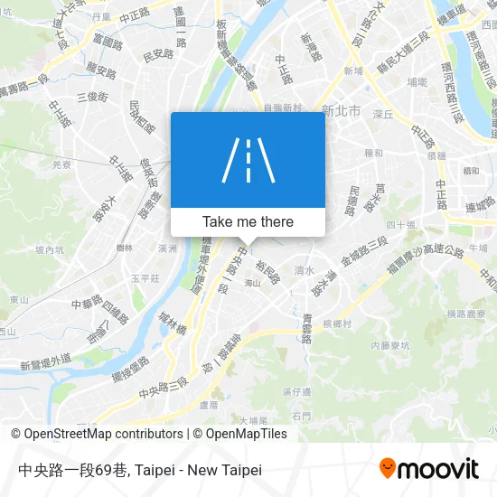 中央路一段69巷地圖