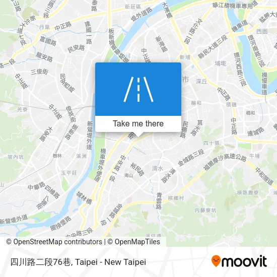 四川路二段76巷地圖