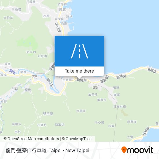 龍門-鹽寮自行車道 map