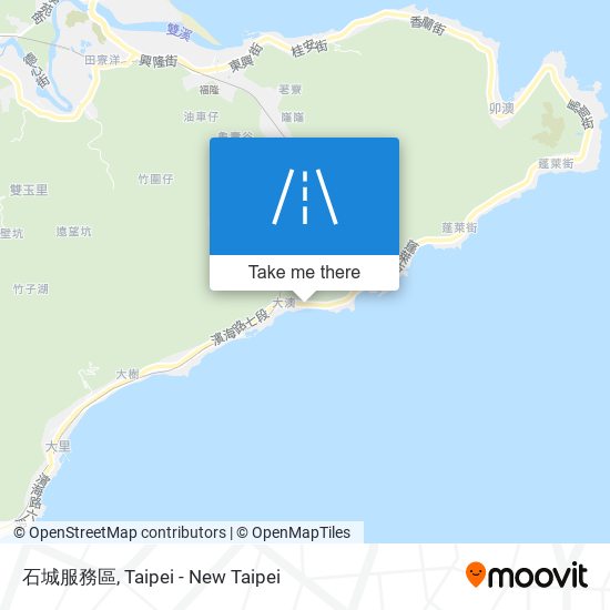 石城服務區 map