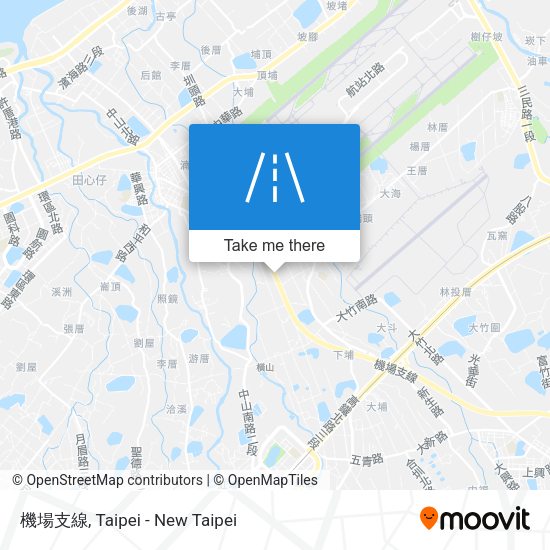 機場支線地圖
