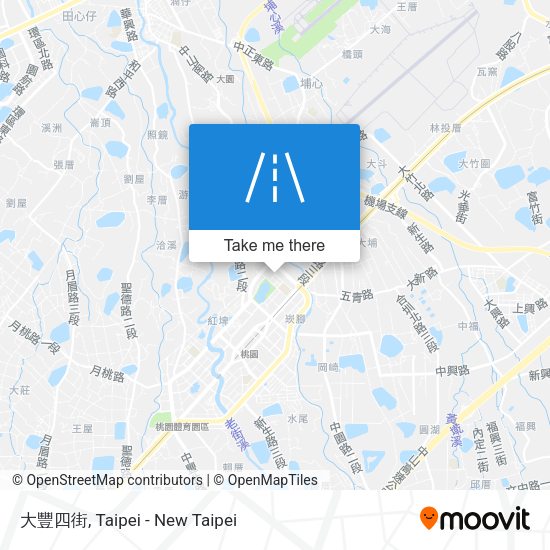 大豐四街 map