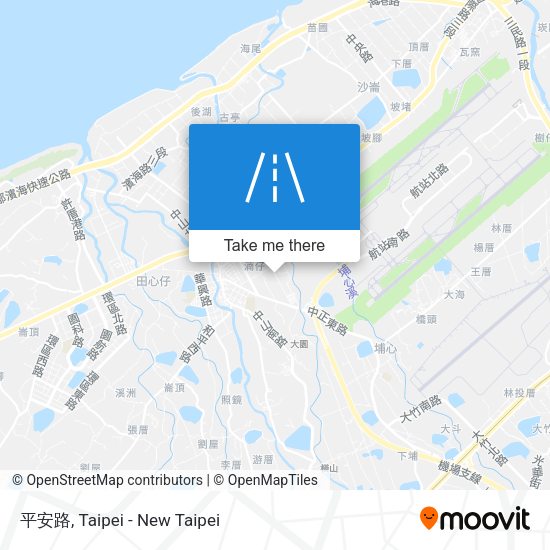 平安路地圖