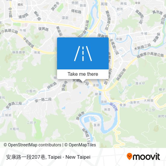 安康路一段207巷地圖