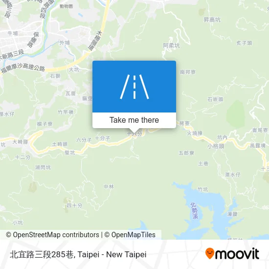 北宜路三段285巷地圖