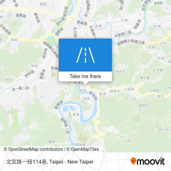 北宜路一段114巷地圖
