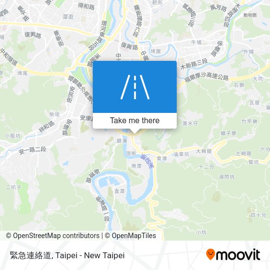 緊急連絡道地圖