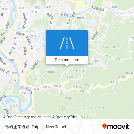 春崎產業道路 map