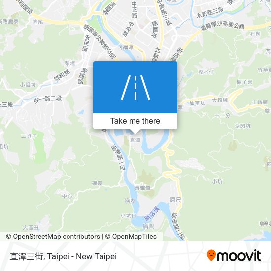 直潭三街 map