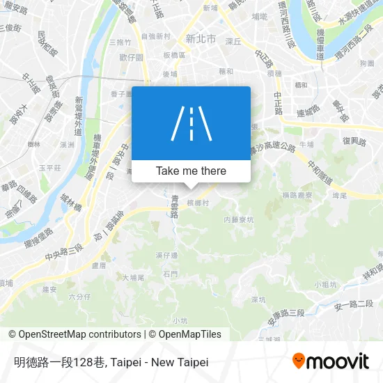 明德路一段128巷地圖