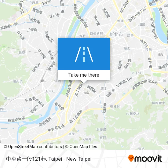 中央路一段121巷地圖