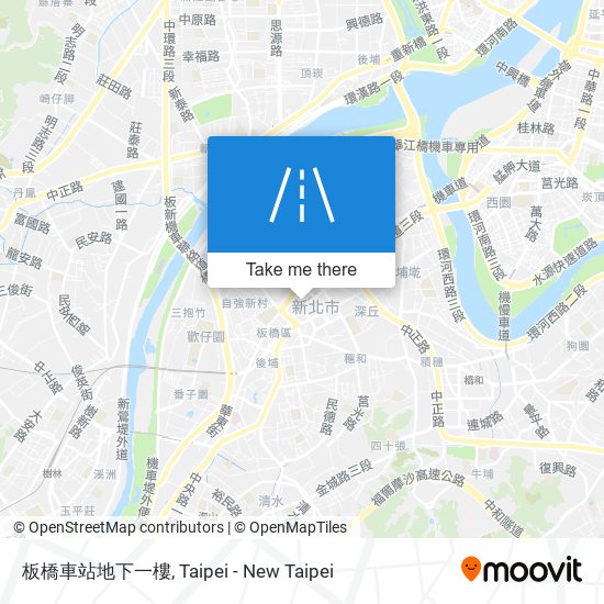 板橋車站地下一樓 map