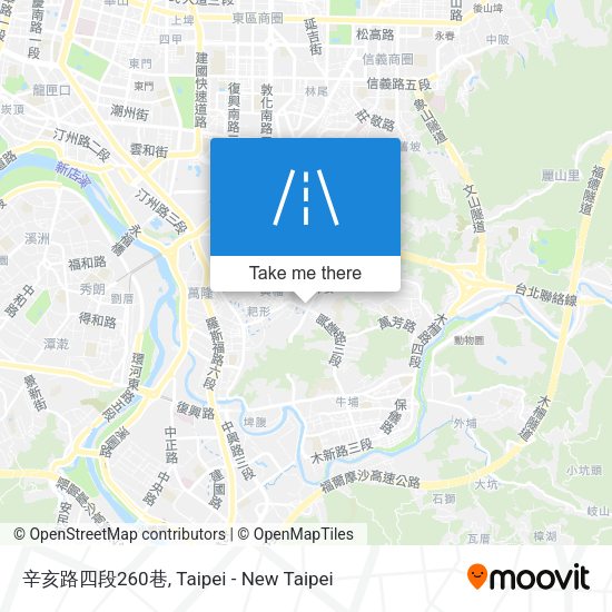 辛亥路四段260巷 map