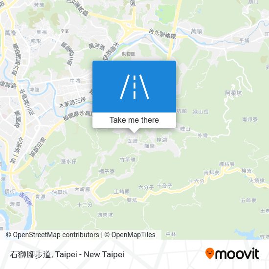 石獅腳步道 map