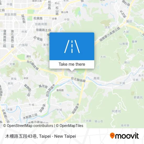 木柵路五段43巷 map