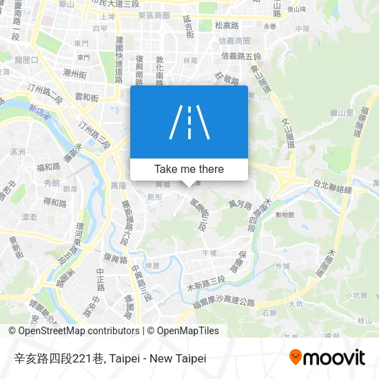 辛亥路四段221巷地圖