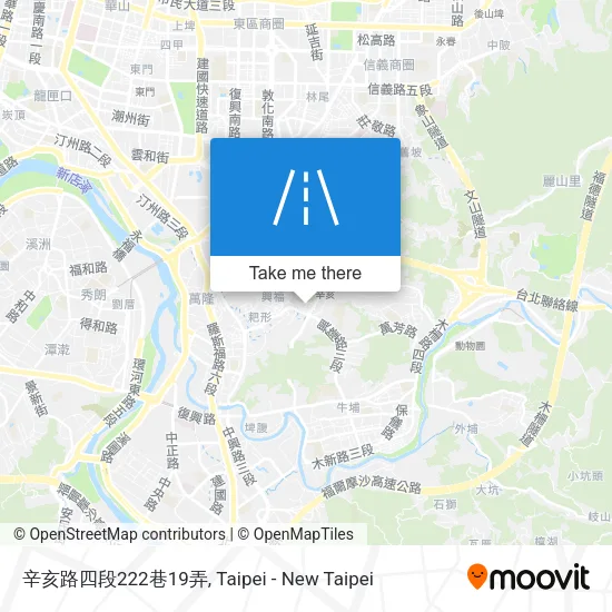 辛亥路四段222巷19弄地圖