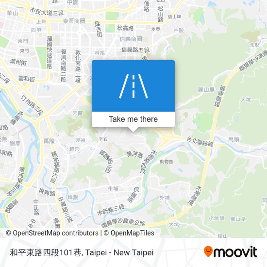 和平東路四段101巷地圖