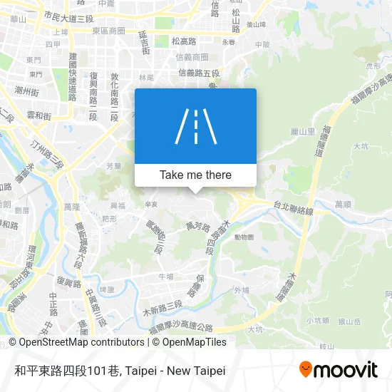 和平東路四段101巷地圖