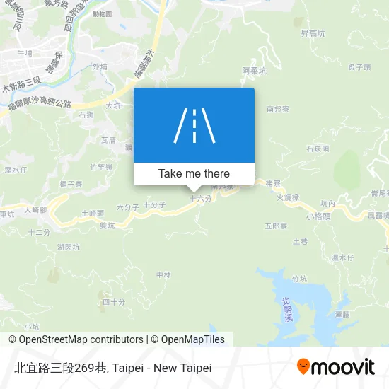 北宜路三段269巷地圖