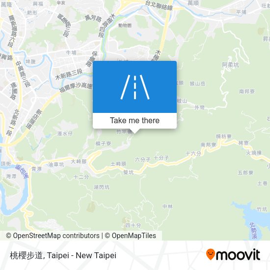桃櫻步道 map