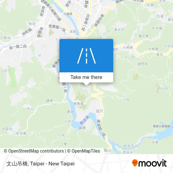 文山吊橋 map