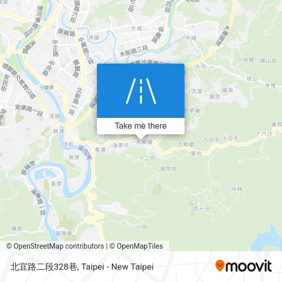 北宜路二段328巷地圖