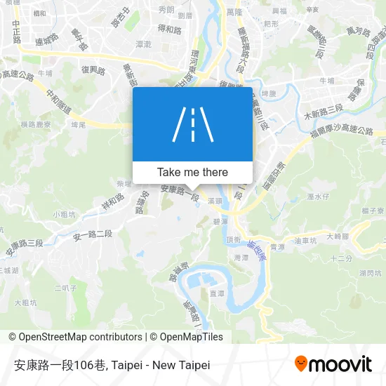 安康路一段106巷地圖