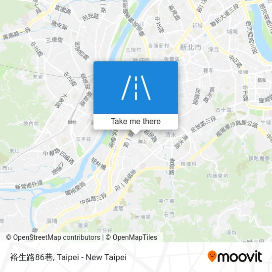 裕生路86巷地圖