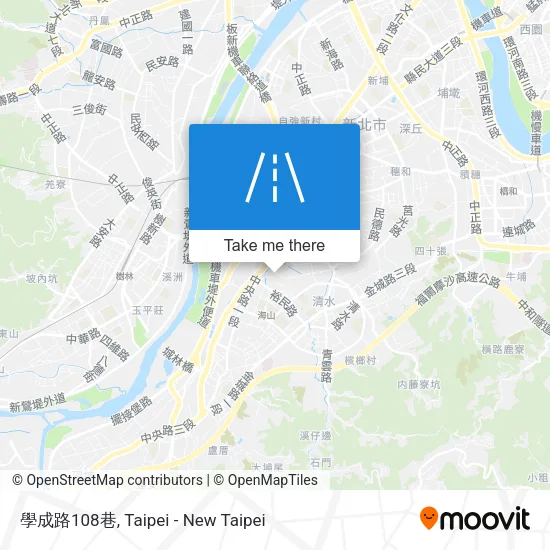 學成路108巷 map