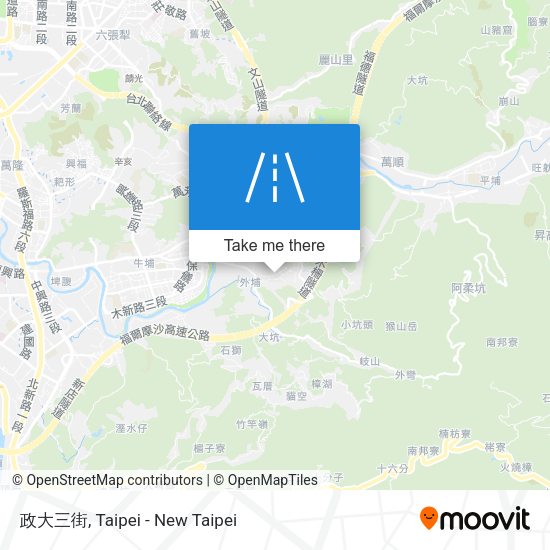 政大三街 map