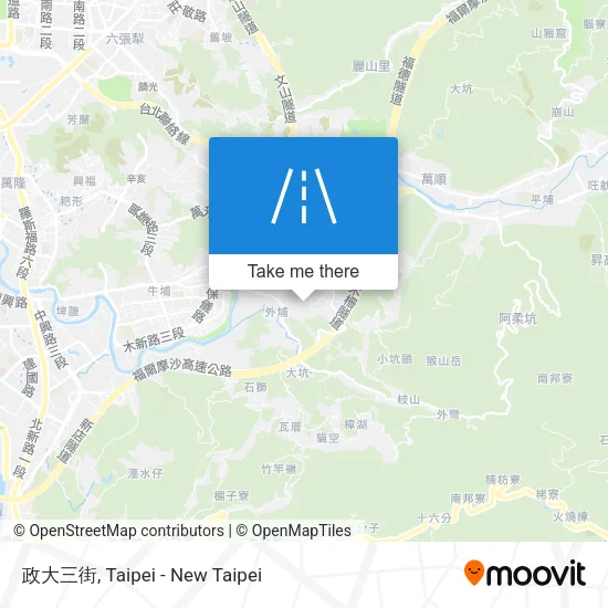 政大三街 map