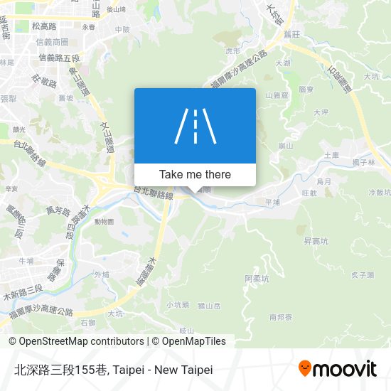 北深路三段155巷地圖