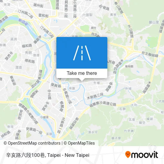 辛亥路六段100巷 map