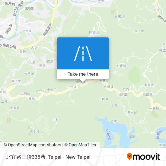 北宜路三段335巷地圖