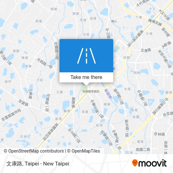 文康路 map