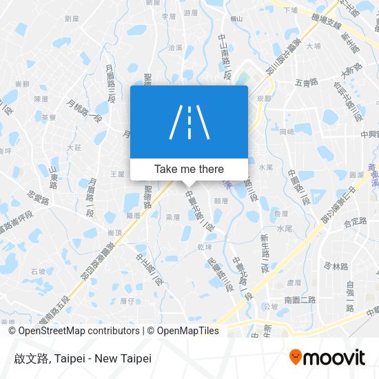 啟文路 map
